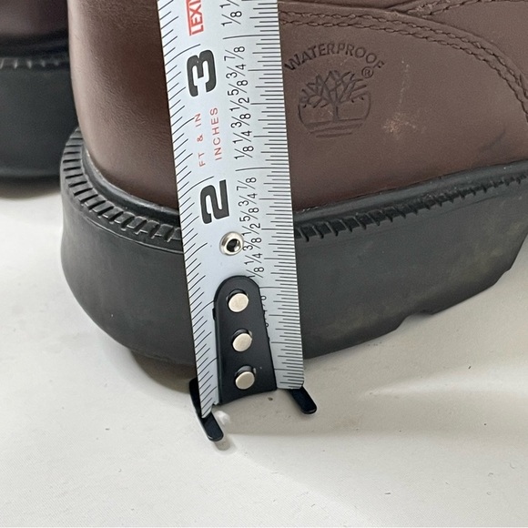 Timberland Mens Size 7.5M Brown Leather Smart Comfort System Casual Oxford Shoes - Picture 8 of 9